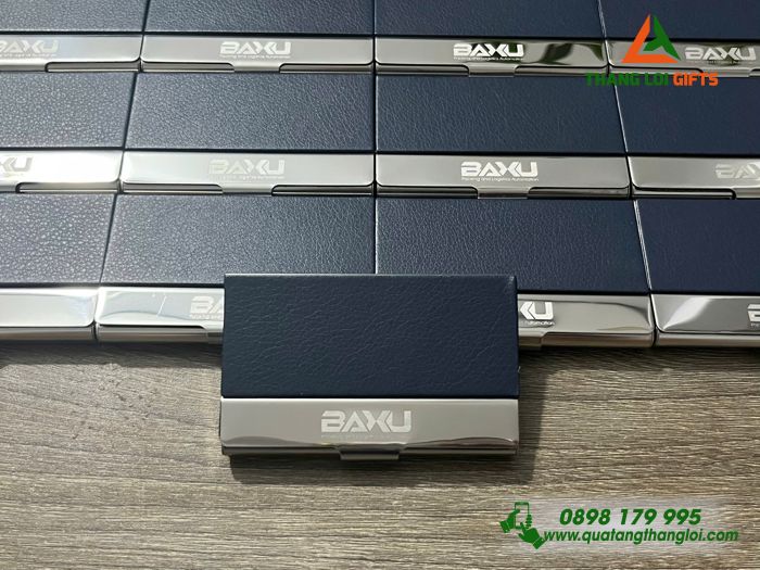 Hộp Đựng Namecard Vuông - Khắc Logo Doanh Nghiệp BAXU