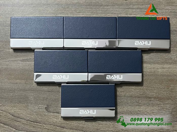 Hộp Đựng Namecard Vuông - Khắc Logo Doanh Nghiệp BAXU
