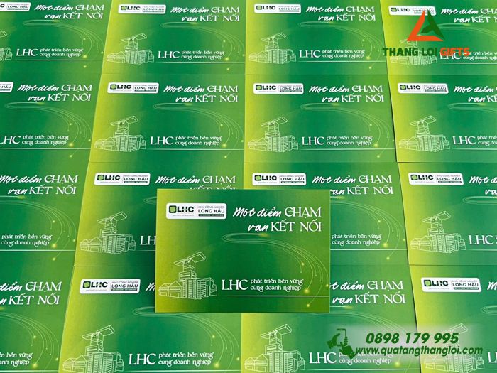 Thiệp Giấy - In Logo Doanh Nghiệp Long Hậu LHC