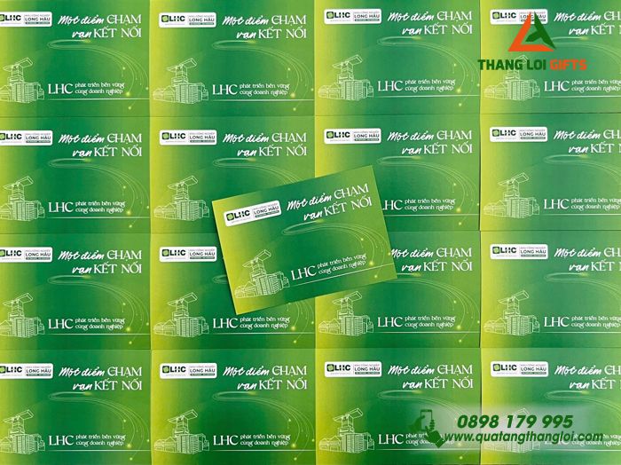 Thiệp Giấy - In Logo Doanh Nghiệp Long Hậu LHC