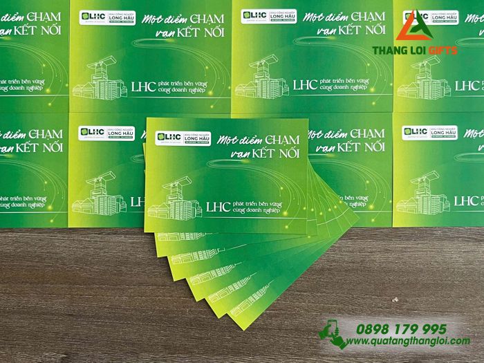 Thiệp Giấy - In Logo Doanh Nghiệp Long Hậu LHC
