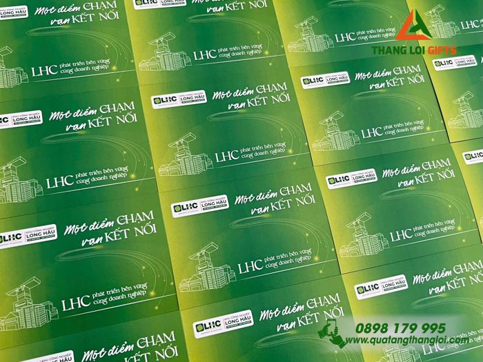 Thiệp Giấy - In Logo Doanh Nghiệp Long Hậu LHC