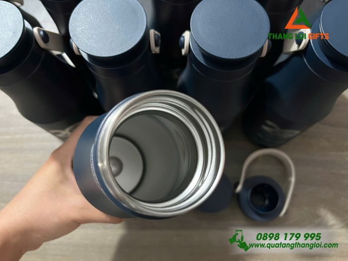 Bình Giữ Nhiệt Lock&Lock LHC4202 - Khắc Logo 20 Năm Trường Đại Học Nông Lâm TP.HCM