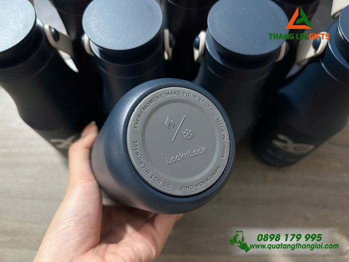 Bình Giữ Nhiệt Lock&Lock LHC4202 - Khắc Logo 20 Năm Trường Đại Học Nông Lâm TP.HCM