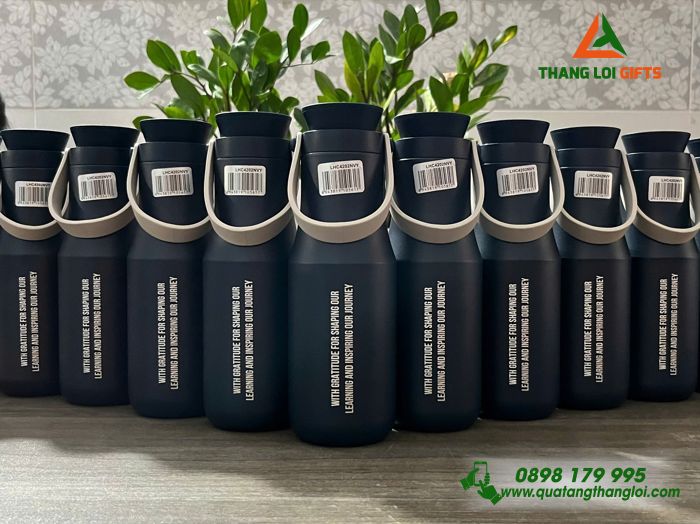 Bình Giữ Nhiệt Lock&Lock LHC4202 - Khắc Logo 20 Năm Trường Đại Học Nông Lâm TP.HCM