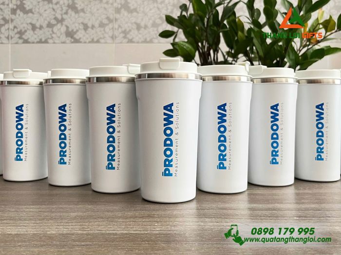 Ly Giữ Nhiệt Màu Trắng 510ml - In Logo Doanh Nghiệp PRODOWA