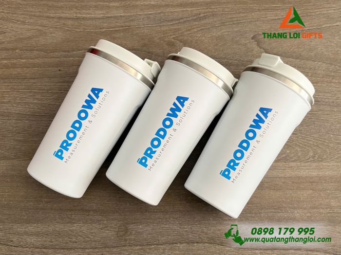 Ly Giữ Nhiệt Màu Trắng 510ml - In Logo Doanh Nghiệp PRODOWA