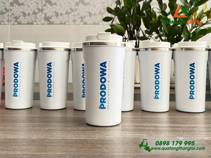 Ly Giữ Nhiệt Màu Trắng 510ml - In Logo Doanh Nghiệp PRODOWA
