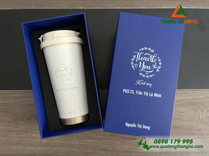 Ly Giữ Nhiệt Coffe 530ml - Khắc Tên Thầy Cô Làm Quà Tặng Tri Ân