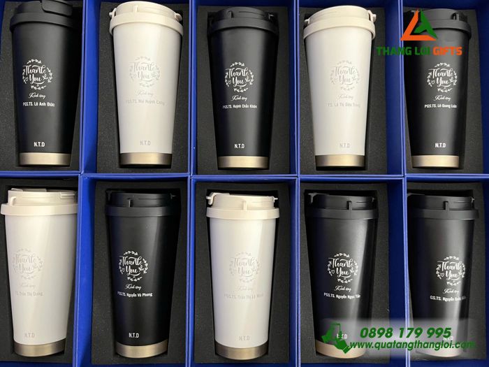 Ly Giữ Nhiệt Coffe 530ml - Khắc Tên Thầy Cô Làm Quà Tặng Tri Ân
