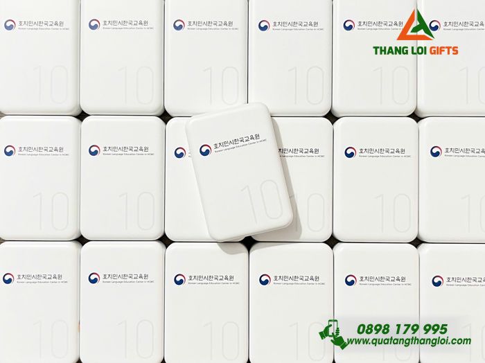 Pin Sạc Dự Phòng Không Dây Remax 10.000mAh - In Logo Trung Tâm Ngôn Ngữ Tiếng Hàn