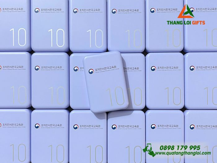 Pin Sạc Dự Phòng Không Dây Remax 10.000mAh - In Logo Trung Tâm Ngôn Ngữ Tiếng Hàn