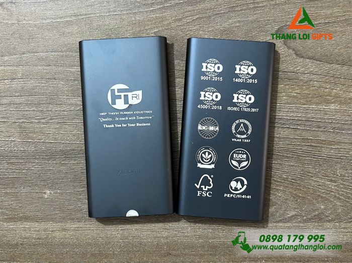 Pin Sạc Dự Phòng Xiaomi 10.000mAh - Khắc Logo Doanh Nghiệp Hiệp Thành