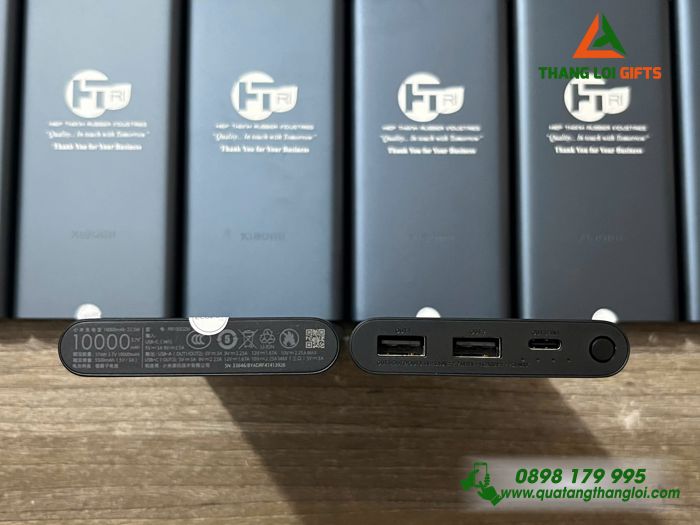 Pin Sạc Dự Phòng Xiaomi 10.000mAh - Khắc Logo Doanh Nghiệp Hiệp Thành