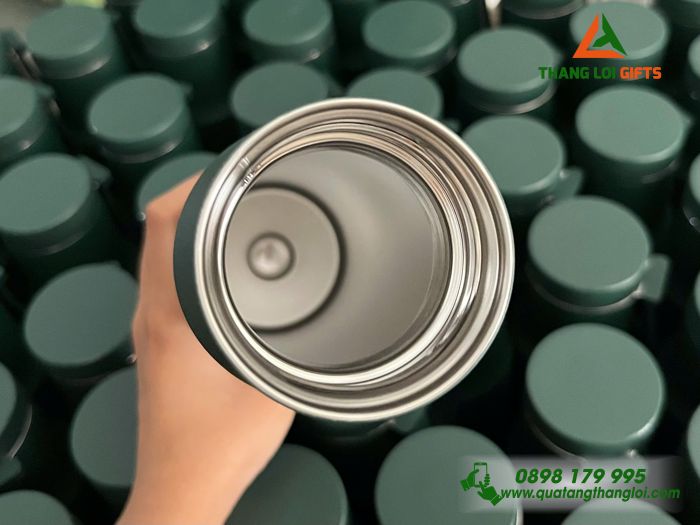 Bình Giữ Nhiệt Lock&Lock LHC4199 Màu Xanh Lá - Khắc Logo Doanh Nghiệp Dược Bình Đông