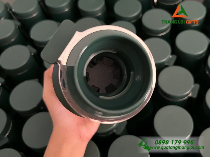 Bình Giữ Nhiệt Lock&Lock LHC4199 Màu Xanh Lá - Khắc Logo Doanh Nghiệp Dược Bình Đông