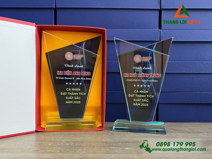 Kỷ Niệm Chương - In Logo Doanh Nghiệp CENTRE POINT Làm Quà Tặng Vinh Danh