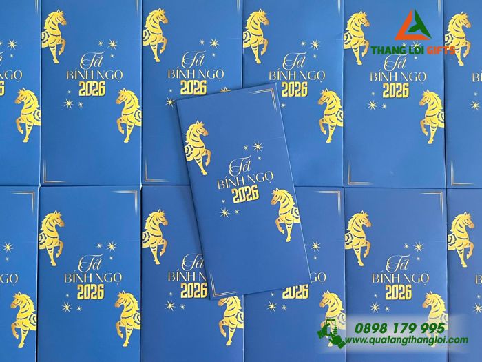 Bao Lì Xì Chúc Mừng Năm Mới - In Logo Trung Tâm Ngoại Ngữ ALOHA Sài Gòn