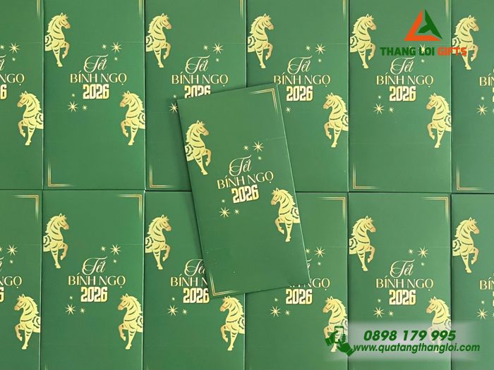 Bao Lì Xì Chúc Mừng Năm Mới - In Logo Trung Tâm Ngoại Ngữ ALOHA Sài Gòn