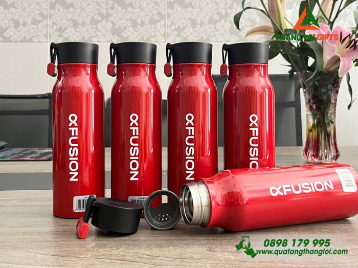 Bình Giữ Nhiệt Lock&Lock LHC4125 500ml Màu Đỏ - In Logo FUSION