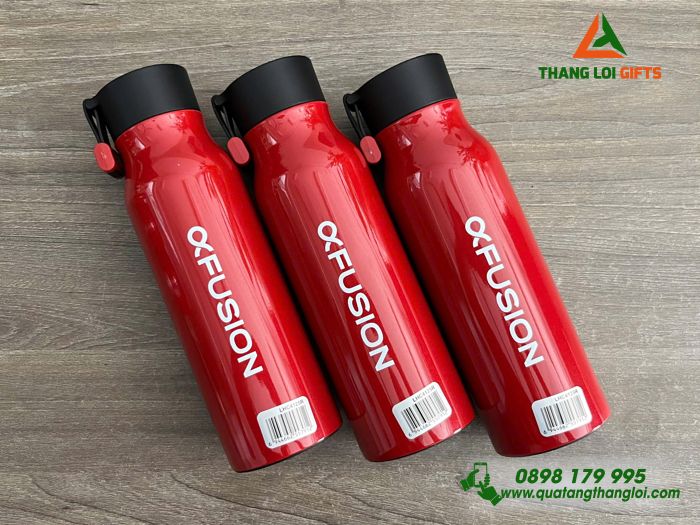 Bình Giữ Nhiệt Lock&Lock LHC4125 500ml Màu Đỏ - In Logo FUSION
