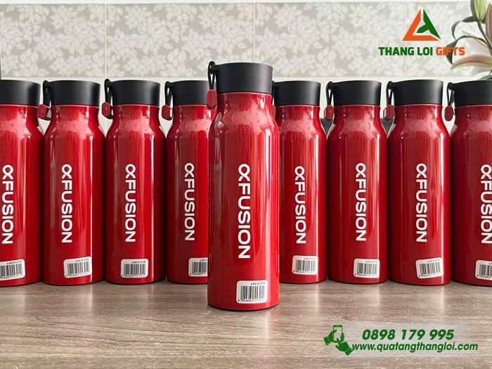 Bình Giữ Nhiệt Lock&Lock LHC4125 500ml Màu Đỏ - In Logo FUSION