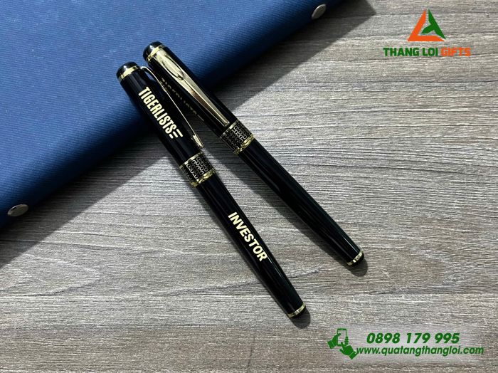 Bút Ký Kim Loại Khoen Hình Tổ Ong - Khắc Tên TIGERLISTS INVESTOR