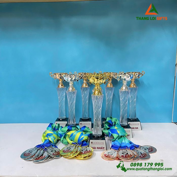 Cúp Pha Lê PICKLEBALL - In Tên, Logo, Hình Ảnh Làm Quà Tặng Vinh Danh