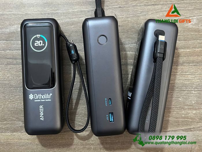 Pin Sạc Dự Phòng Anker Zolo 25.000mAh 165W - In Logo Doanh Nghiệp Ortholite Việt Nam