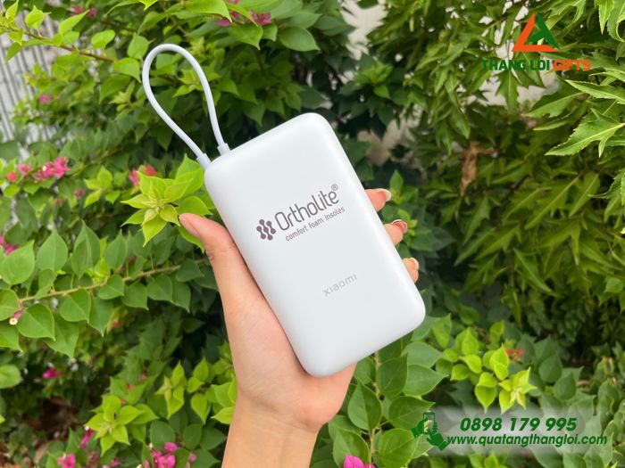 Pin Sạc Dự Phòng Xiaomi 20.000mAh - In Logo Doanh Nghiệp Ortholite Việt Nam