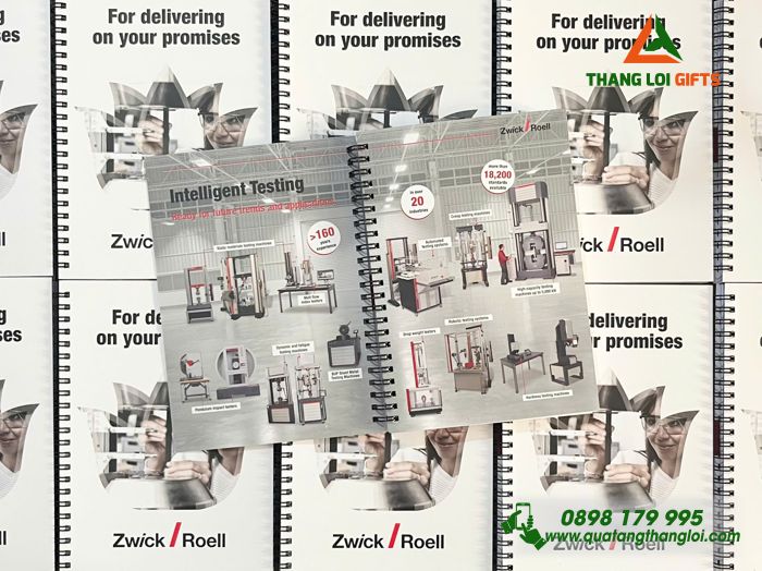 Sổ Tay Lò Xo - In Logo Doanh Nghiệp Zwick Roell Group