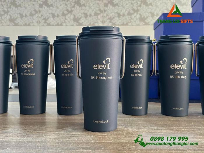 Ly Giữ Nhiệt Lock&Lock LHC4269 540ml - Khắc Logo Elevit Doanh Nghiệp BAYER