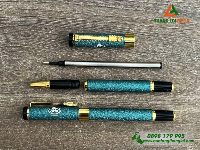 Bút Ký Kim Loại Khoen Cài Hình Đầu Rồng - Khắc Logo Doanh Nghiệp Arla