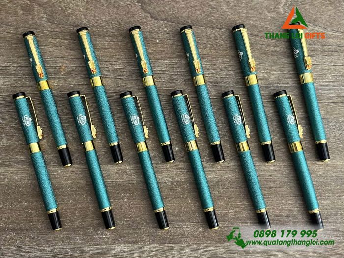 Bút Ký Kim Loại Khoen Cài Hình Đầu Rồng - Khắc Logo Doanh Nghiệp Arla