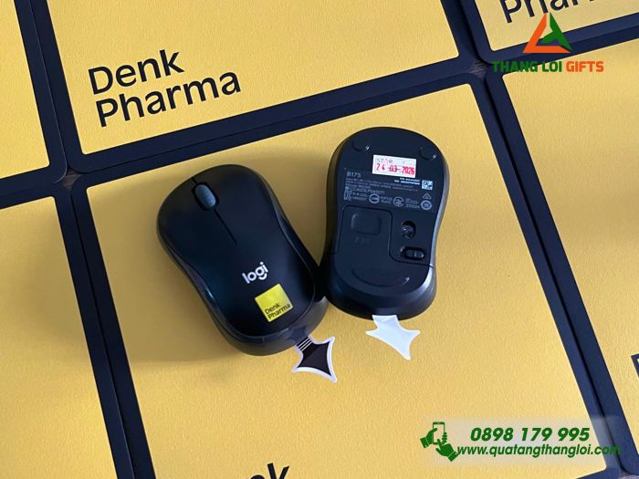 Chuột Không Dây Logitech B175 - In Logo Doanh Nghiệp Denk Pharma
