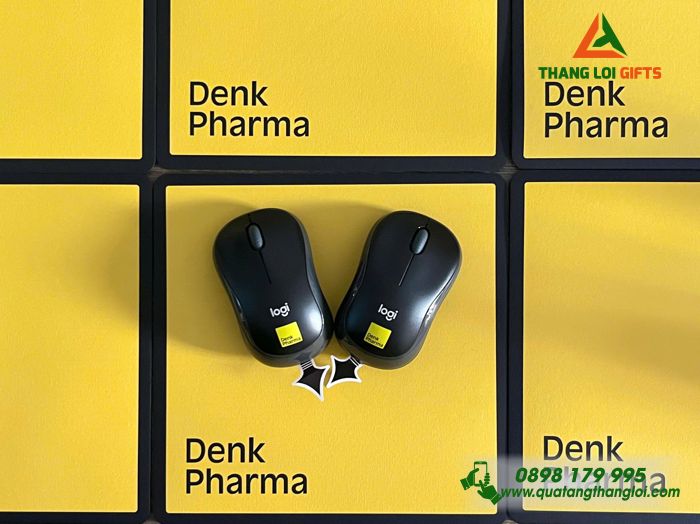 Chuột Không Dây Logitech B175 - In Logo Doanh Nghiệp Denk Pharma
