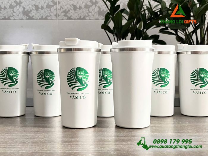 Ly Giữ Nhiệt 510ml - In Logo Đoàn Nghệ Thuật Cải Lương VÀM CỎ