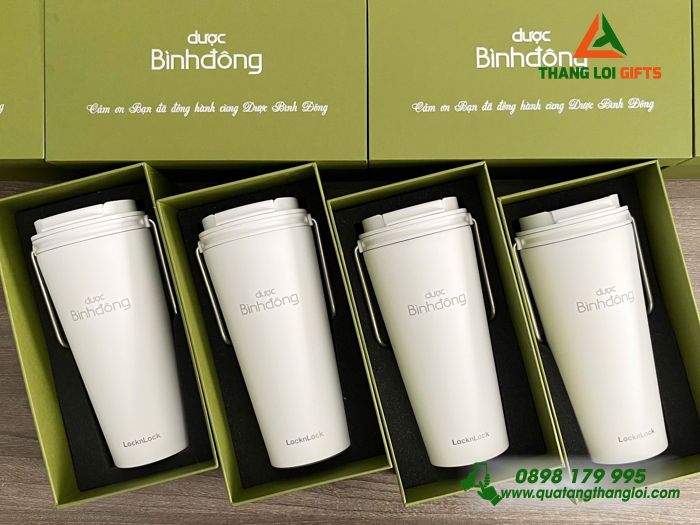 Ly Giữ Nhiệt Lock&Lock LHC4269 - Khắc Logo Doanh Nghiệp Dược Phẩm Bình Đông