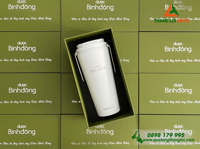 Ly Giữ Nhiệt Lock&Lock LHC4269 - Khắc Logo Doanh Nghiệp Dược Phẩm Bình Đông