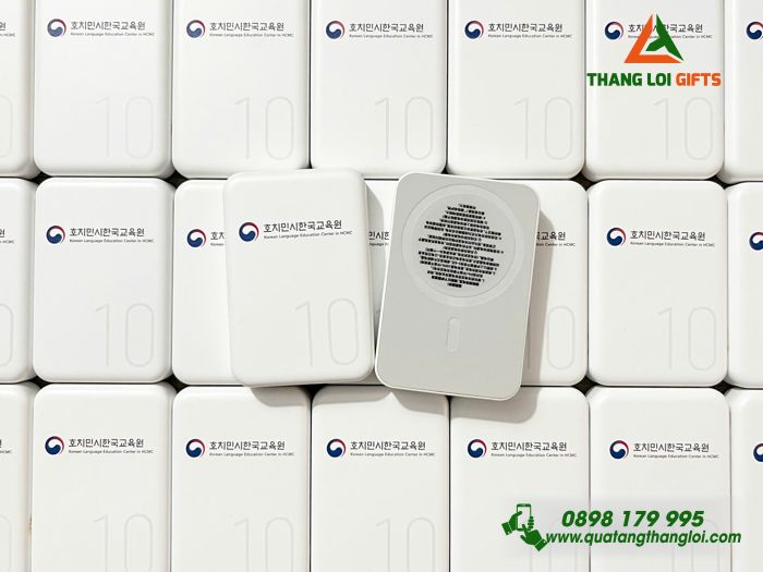 Pin Sạc Dự Phòng Remax 10.000mAh - In Logo Trung Tâm Ngô Ngữ Tiếng Hàn