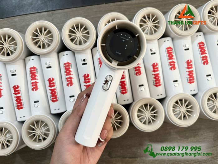 Quạt Cầm Tay Mini 4000mAh - In Logo Báo Tuổi Trẻ