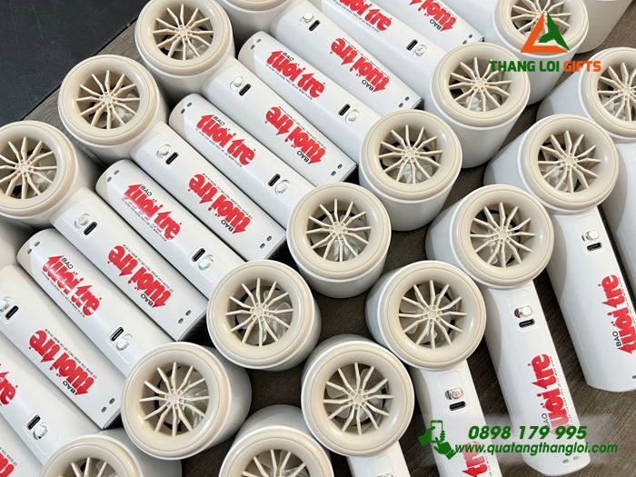 Quạt Cầm Tay Mini 4000mAh - In Logo Báo Tuổi Trẻ