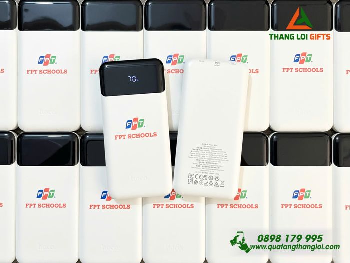 Pin Sạc Dự Phòng Hoco J102 10.000mAh - In Logo Trường Đại Học FPT