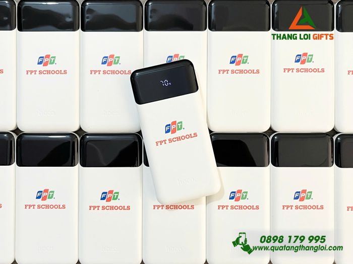 Pin Sạc Dự Phòng Hoco J102 10.000mAh - In Logo Trường Đại Học FPT
