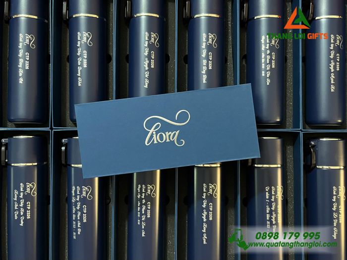 Bình Giữ Nhiệt Elmich 480ml - Khắc Logo LIORA Làm Quà Tặng Tri Ân