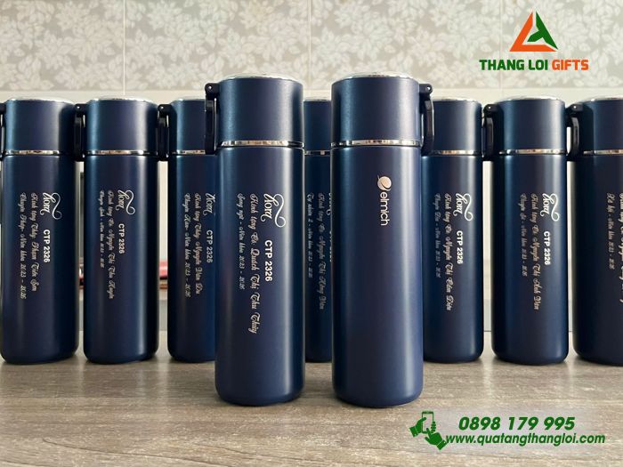 Bình Giữ Nhiệt Elmich 480ml - Khắc Logo LIORA Làm Quà Tặng Tri Ân