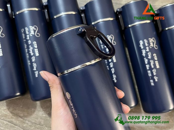 Bình Giữ Nhiệt Elmich 480ml - Khắc Logo LIORA Làm Quà Tặng Tri Ân