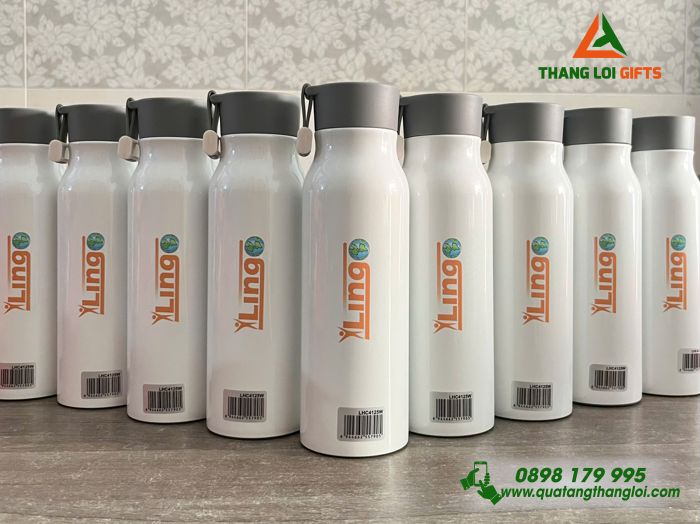Bình Giữ Nhiệt Lock&Lock LHC4125 In Logo Trung Tâm Ngoại Ngữ ALOHA Sài Gòn XLing