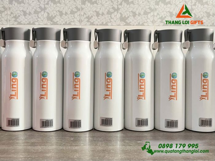 Bình Giữ Nhiệt Lock&Lock LHC4125 In Logo Trung Tâm Ngoại Ngữ ALOHA Sài Gòn XLing