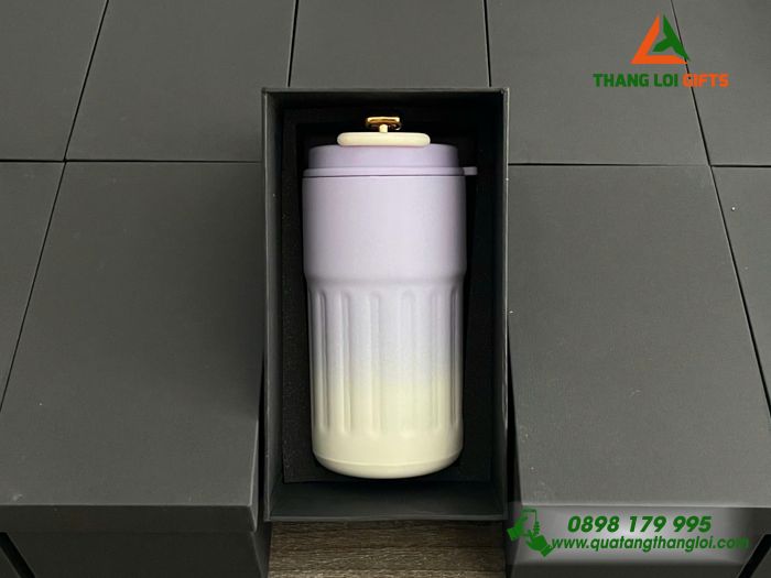 LGN 20 - Ly Giữ Nhiệt Coffe 460ml - In Khắc Logo